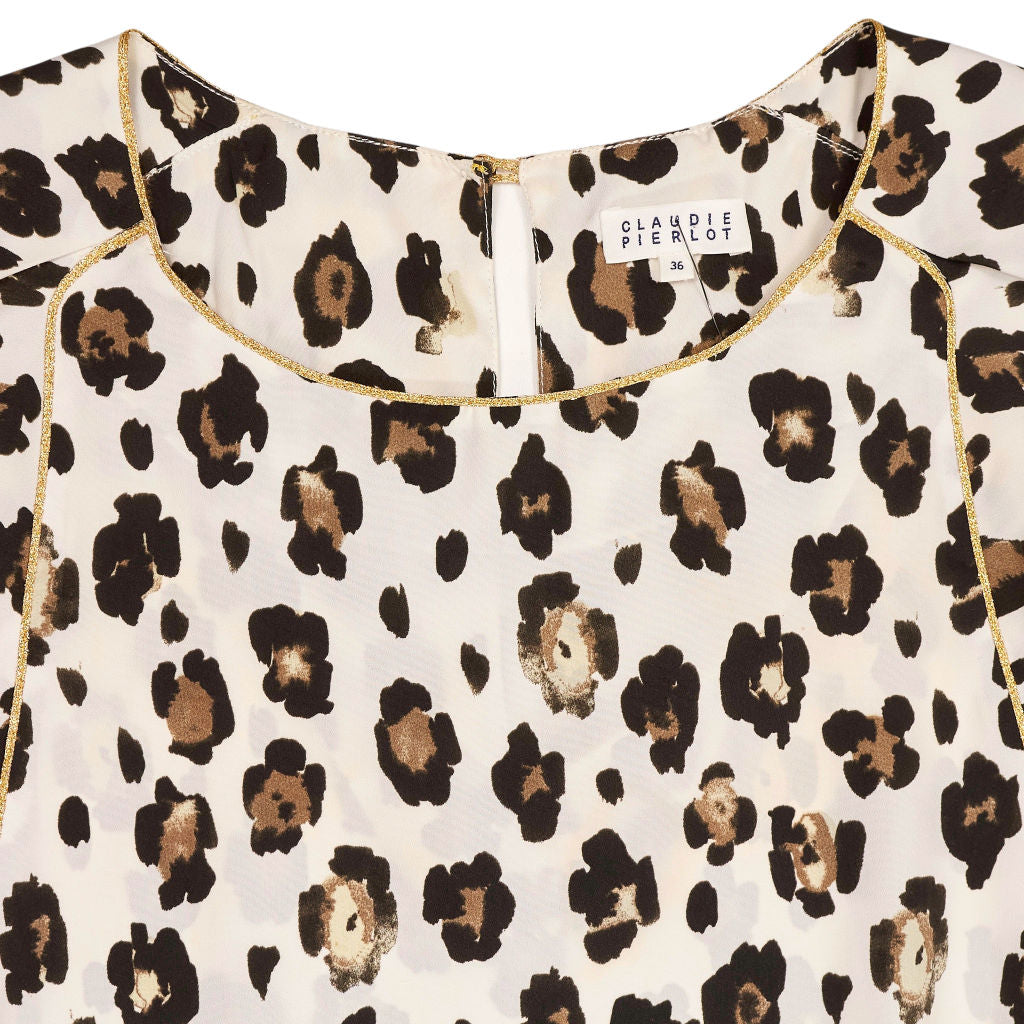 Claudie Pierlot Leopard Print Top