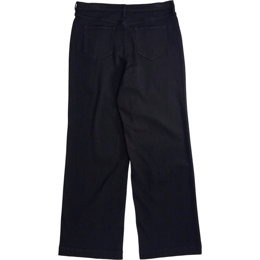 Lands' End Black Wide Leg Jeans