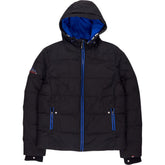 Superdry Black Blue Puffer Jacket