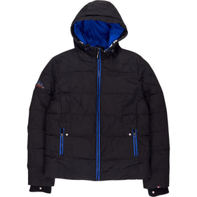 Superdry Black Blue Puffer Jacket