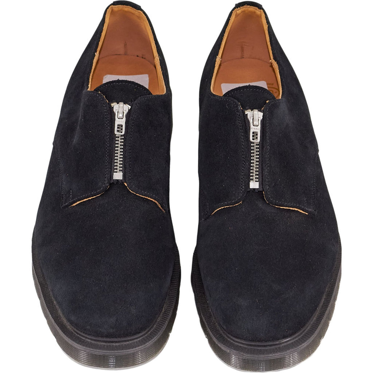 YMC Black Suede Zip Shoes