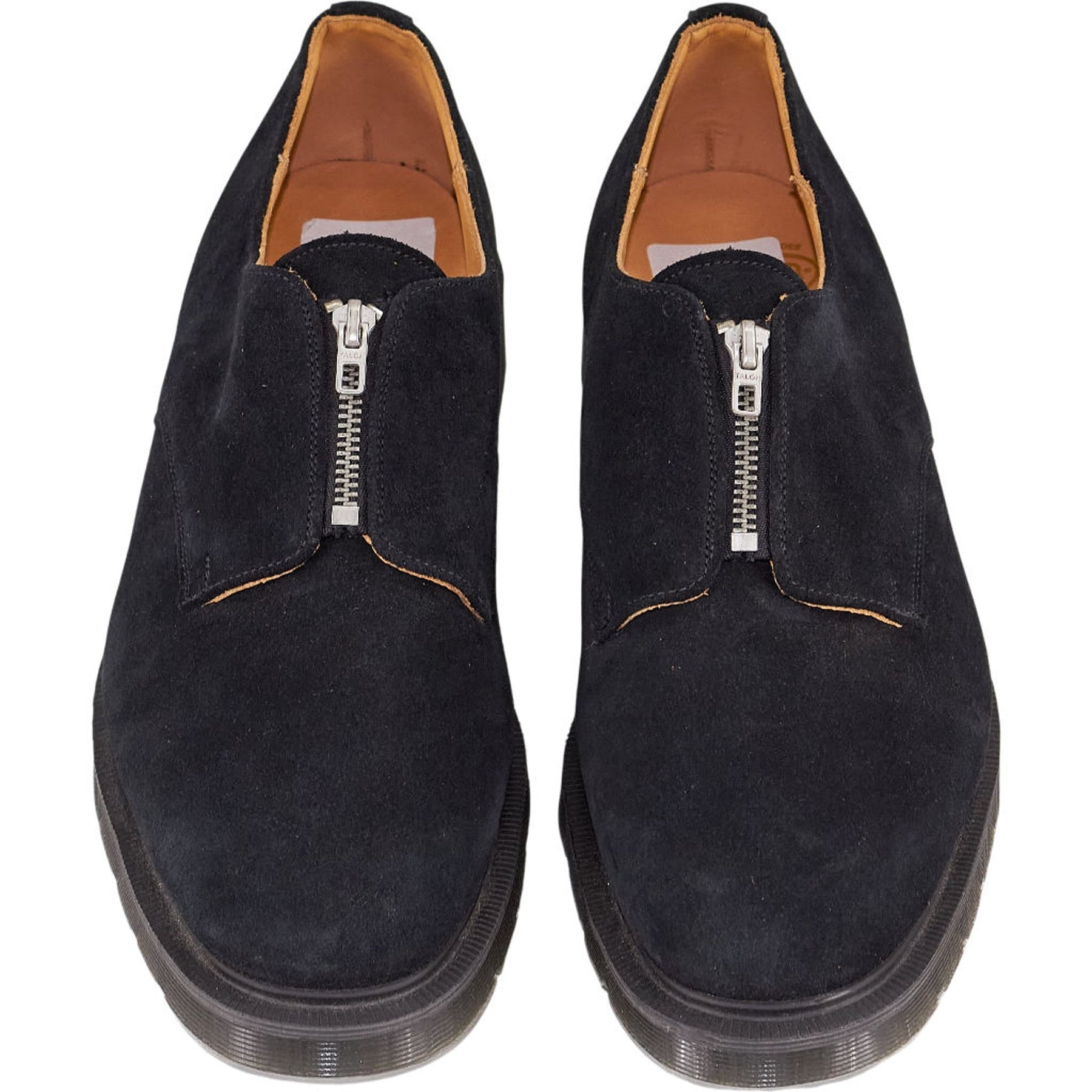 YMC Black Suede Zip Shoes