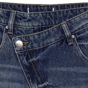 seventy + mochi Blue Wide Leg Jeans