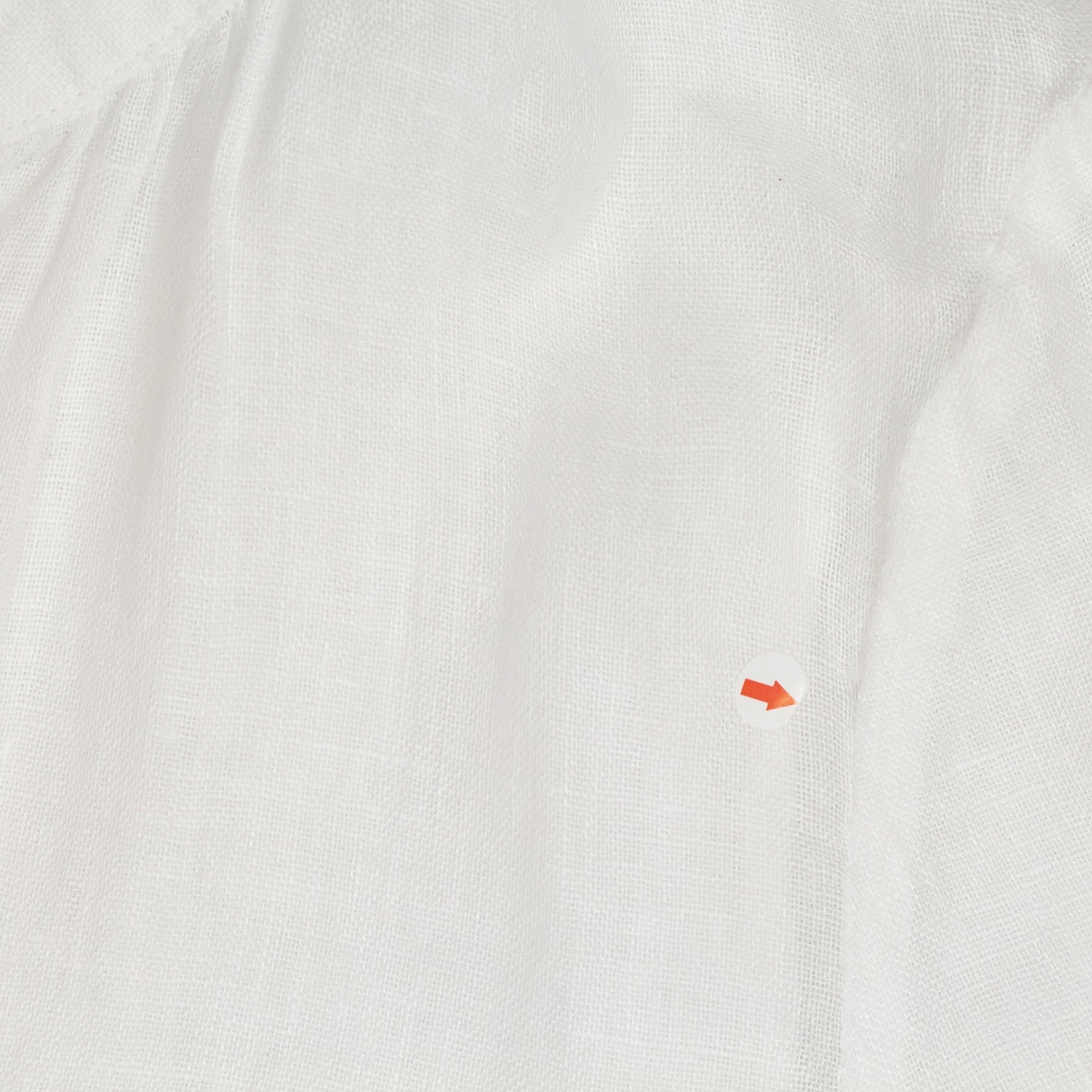 NRBY White Linen Midi Dress