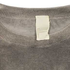 Joseph Light Grey Silk Round Neck Jumper