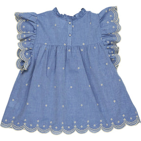 Bonté Blue Smocked Top