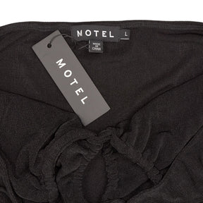 Motel Black Lovato Dress