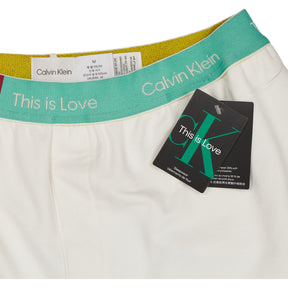 Calvin Klein White This is Love Lounge Shorts