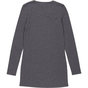 Hush Charcoal Marl Long Sleeve Tee