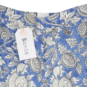 Bonté Chalk Blue Floral Patterned Luc Shorts