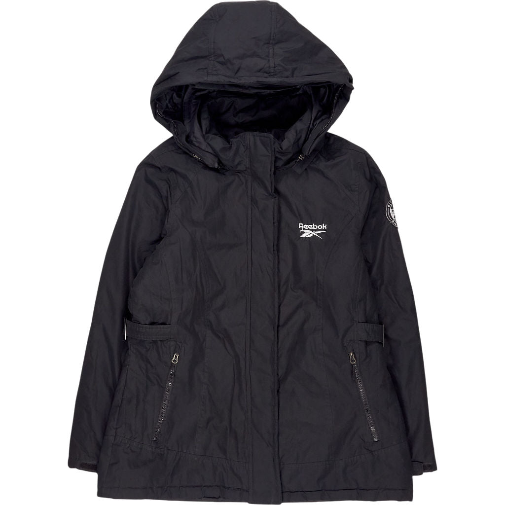Vintage Reebok Black Hooded Jacket