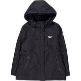 Vintage Reebok Black Hooded Jacket