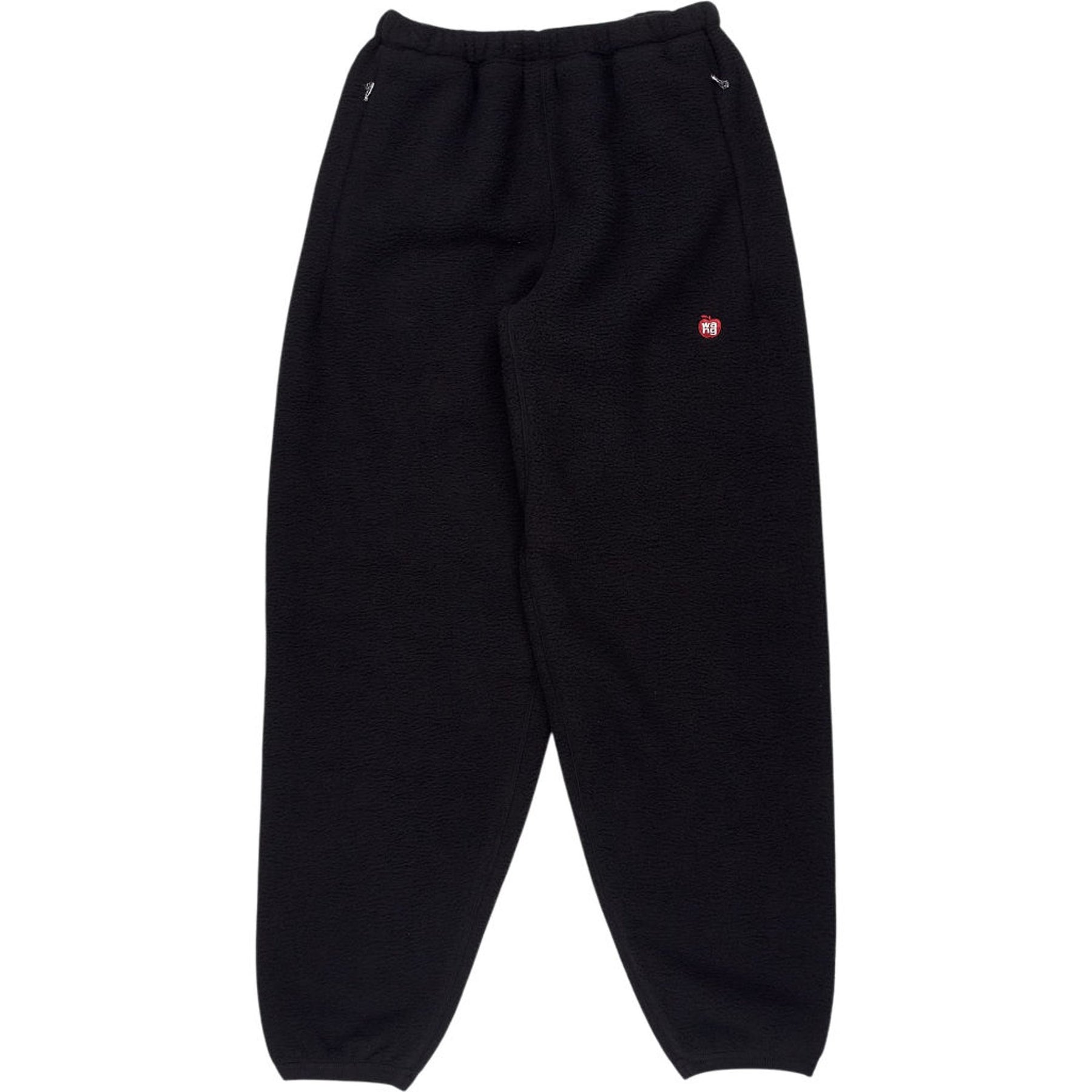 Alexander Wang Black Apple Embroidered Sweatpants