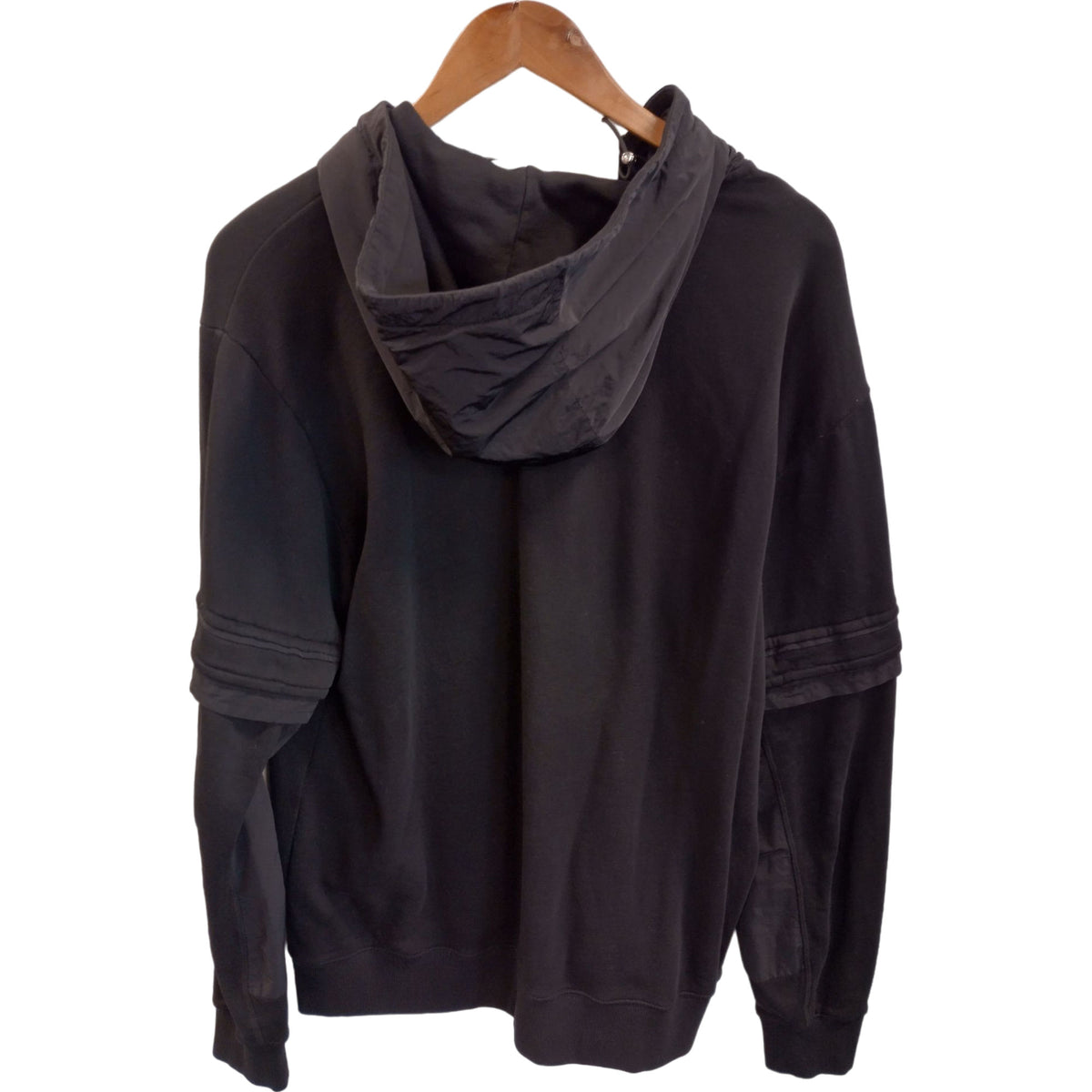 Matthew M Williams ALYX Black Hoodie with Cowl Neck Detail