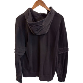 Matthew M Williams ALYX Black Hoodie with Cowl Neck Detail
