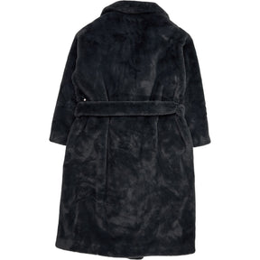 Hush Charcoal Jolene Faux Fur Belted Coat