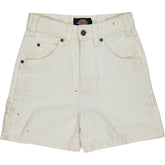 Dickies Cream Denim Shorts