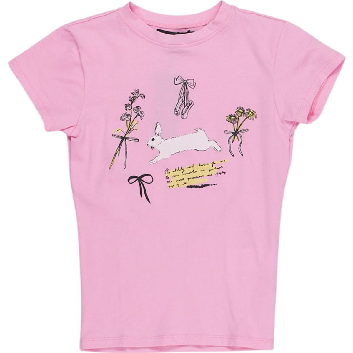 Motel Pink Tiona Top Graphic Tee