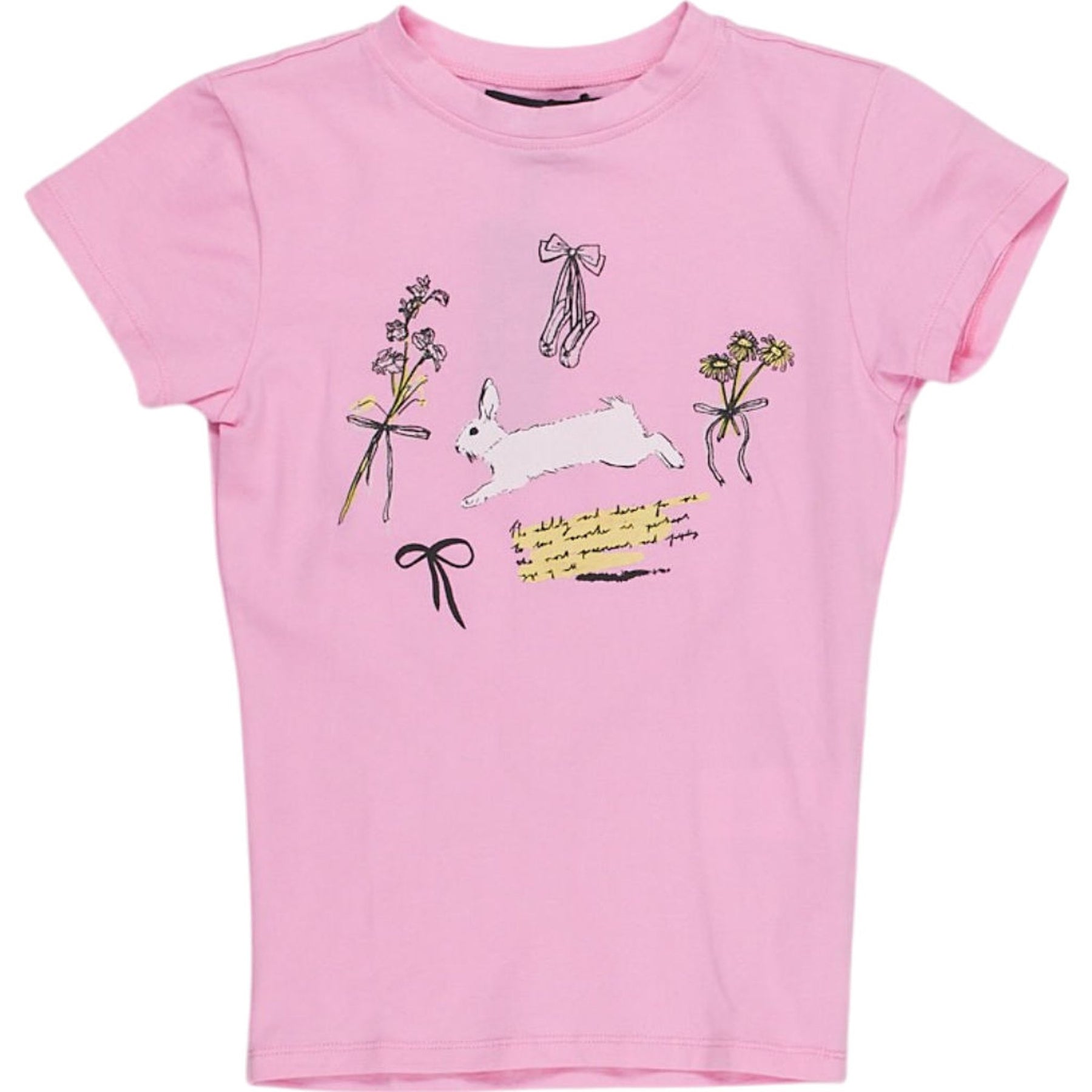 Motel Pink Tiona Top Graphic Tee