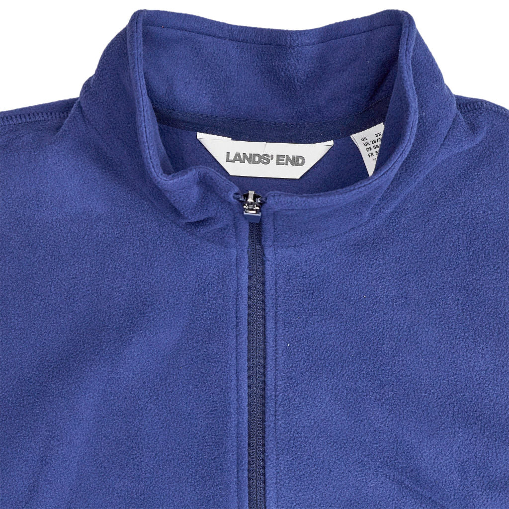 Lands' End Blue Fleece Jacket