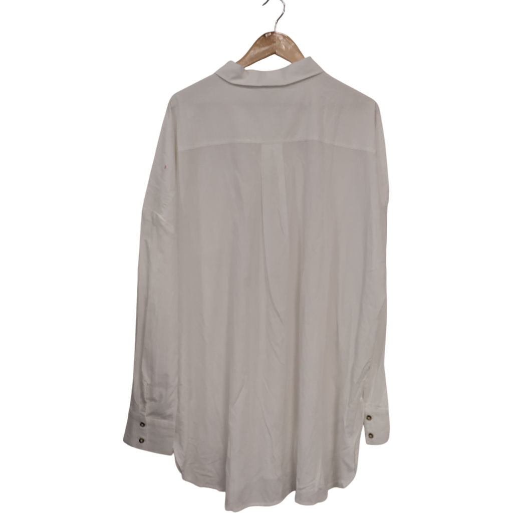 Hush White Skye Beach Shirt Dress
