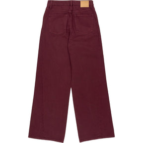 seventy + mochi Red Wide Leg Jeans