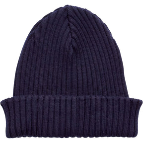 Paul & Shark Navy Wool Beanie Hat