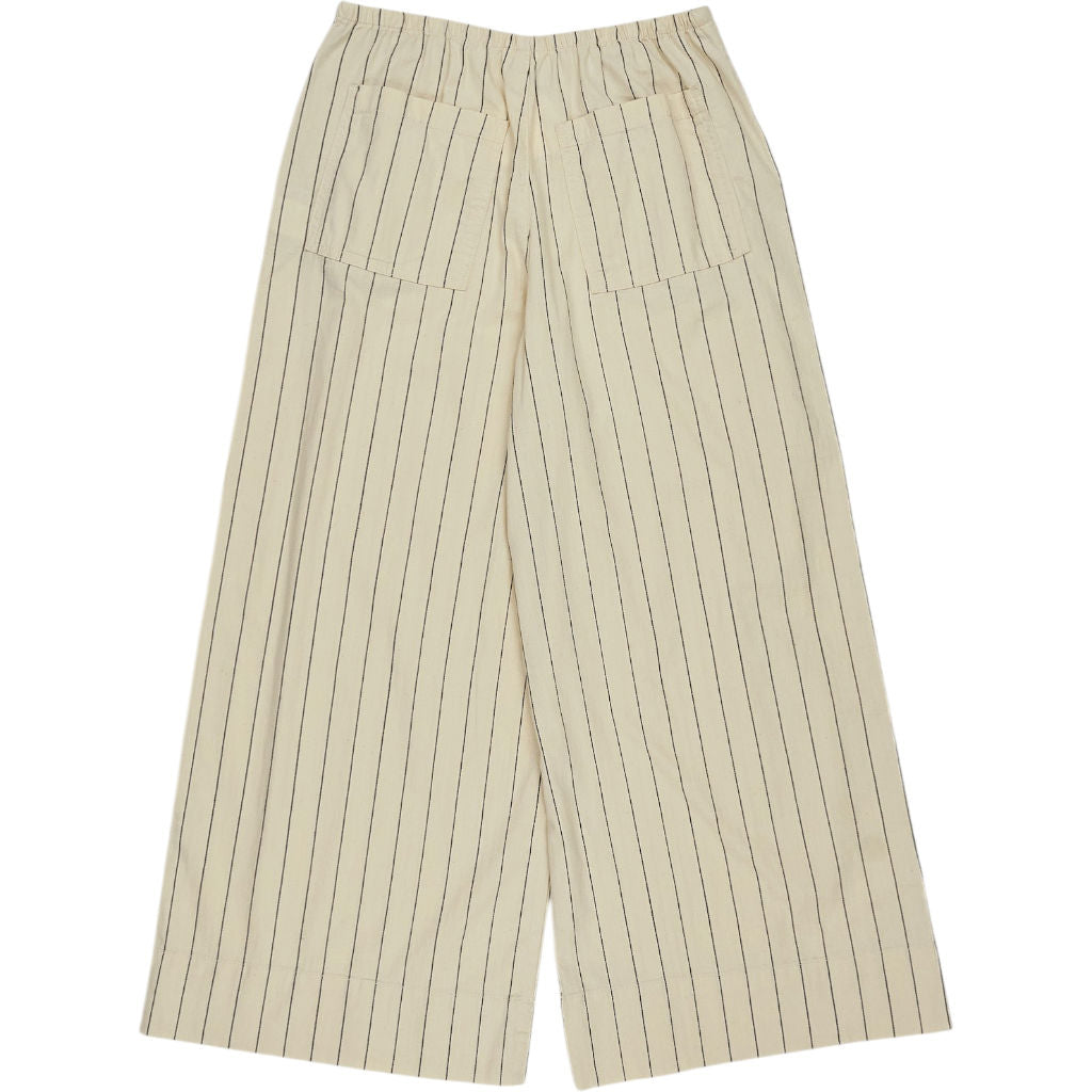 Hush Cream Black Striped Trousers