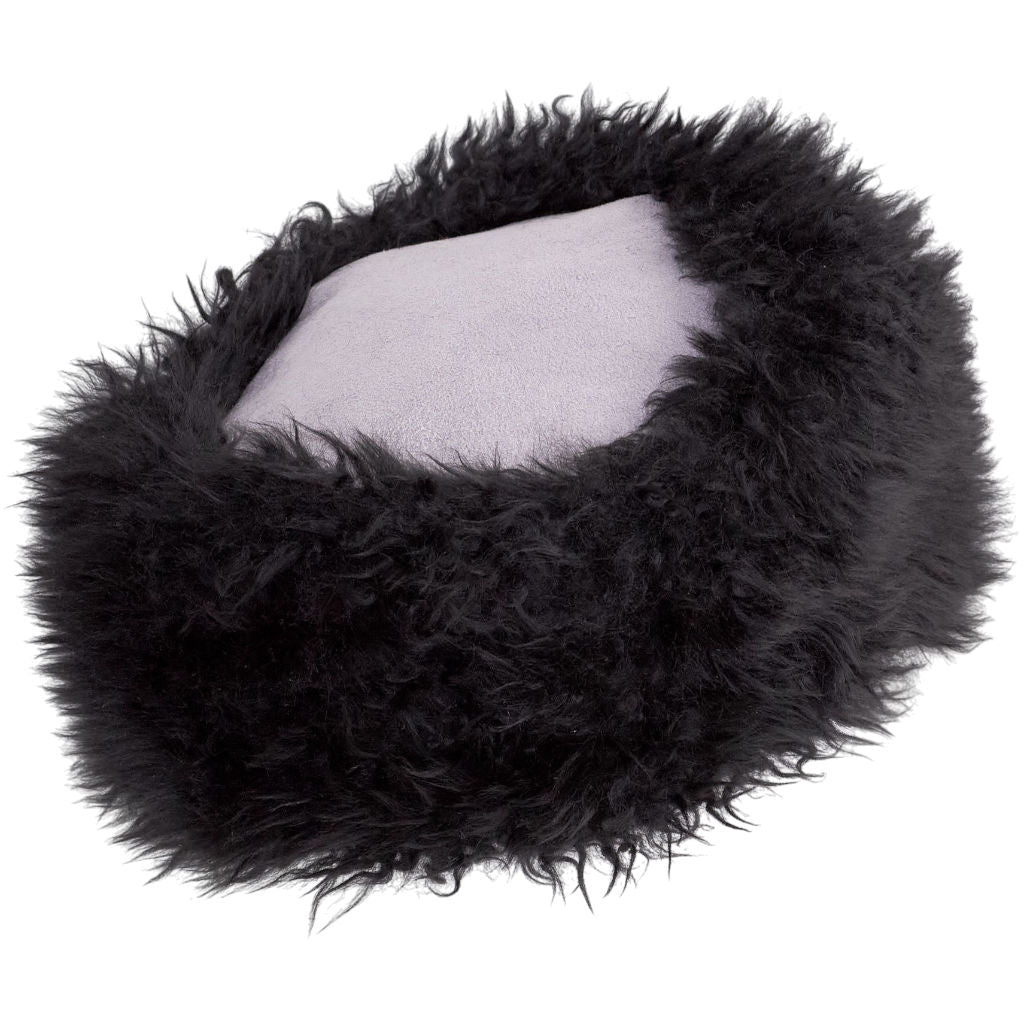 Glencroft Black Sheepskin Hat