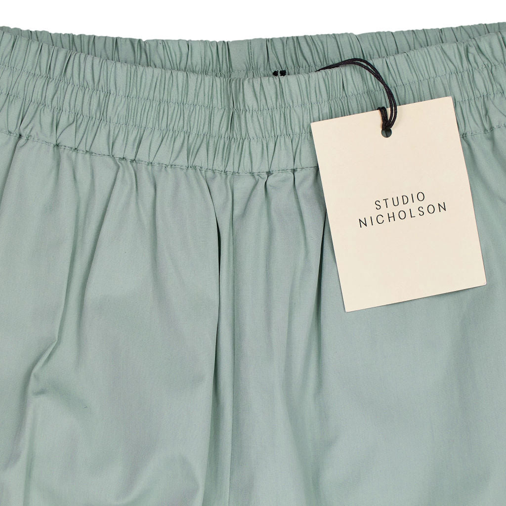 Studio Nicholson Tenu  Blue Surf Gathered Waist Pants