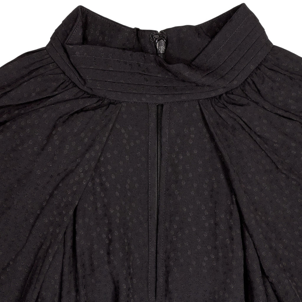 Hush Black Liliana Gathered Mini Dress