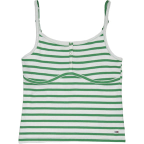 Tommy Jeans Coastal Green Striped Top