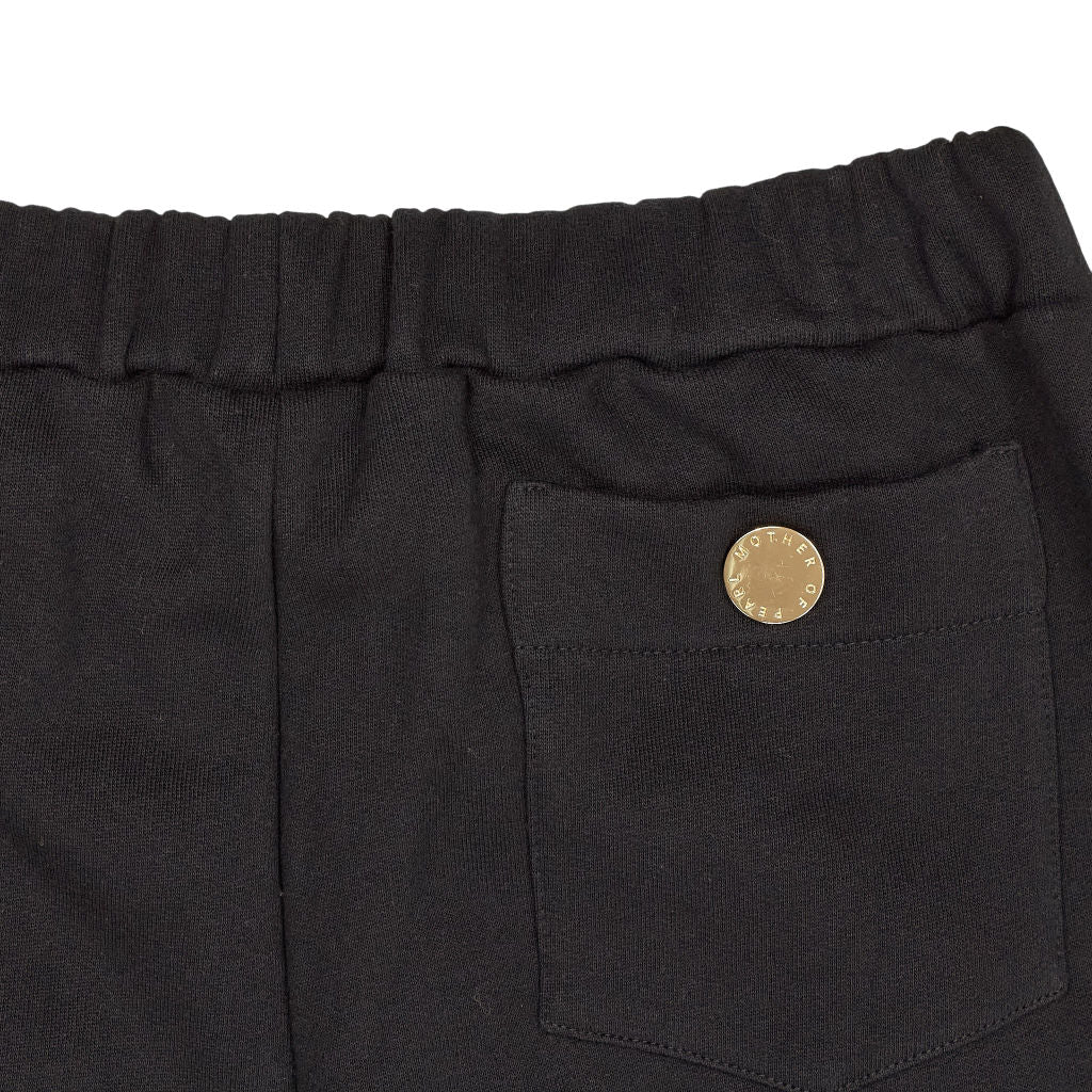 Mother of Pearl Black Cotton Trousers