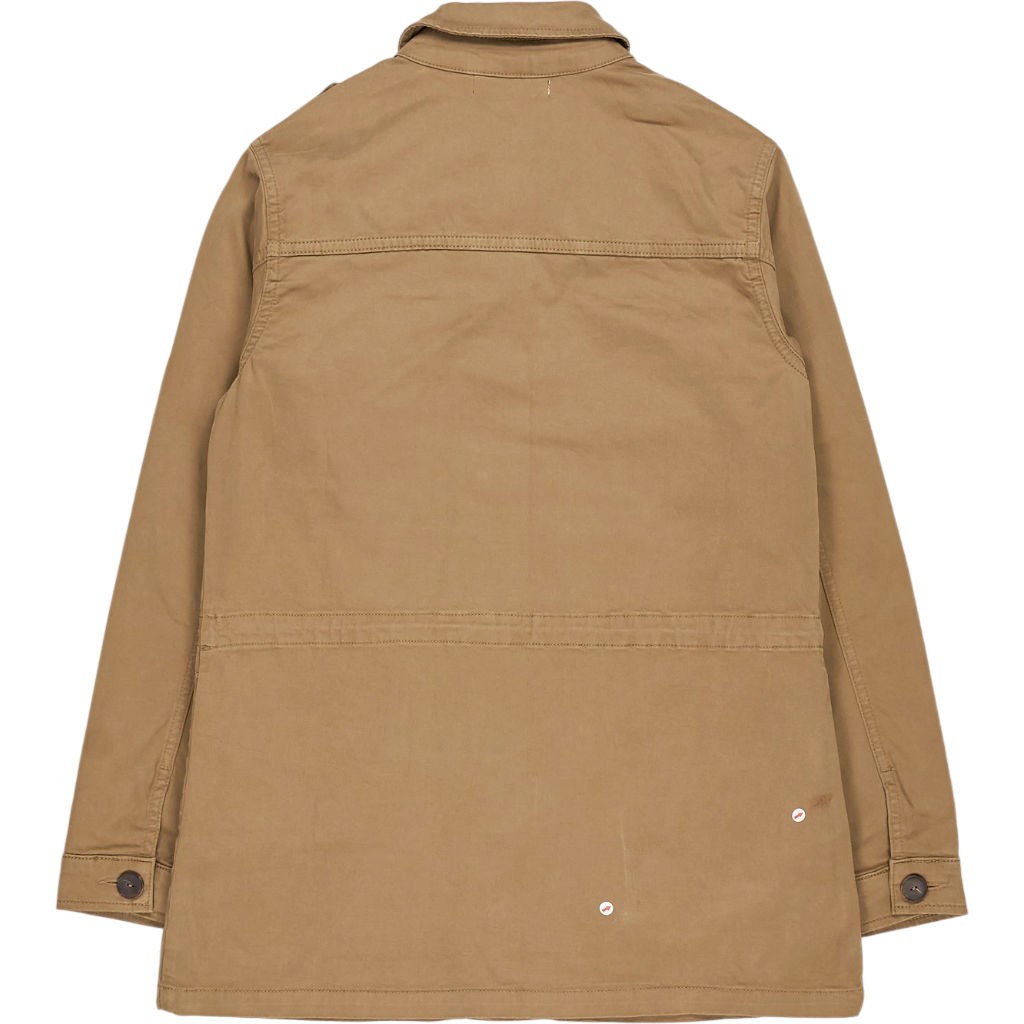 Baukjen Taupe Drake Organic Cotton Utility Jacket