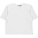 Baukjen White Adeline Organic Shoulder Pad Top