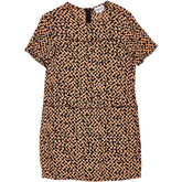 Bimba Y Lola Brown Animal Print Dress
