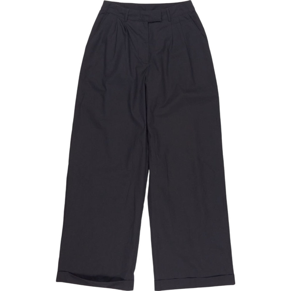 OMNES Black Wide Leg Trousers