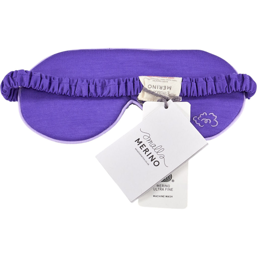Smalls Merino Purple Sleep Mask
