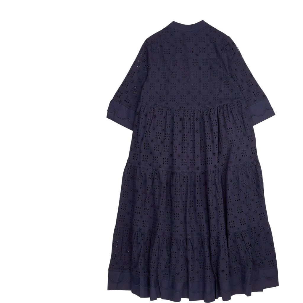 Bonté Navy Koko Schiffly Dress