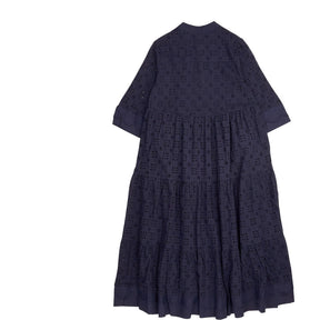 Bonté Navy Koko Schiffly Dress