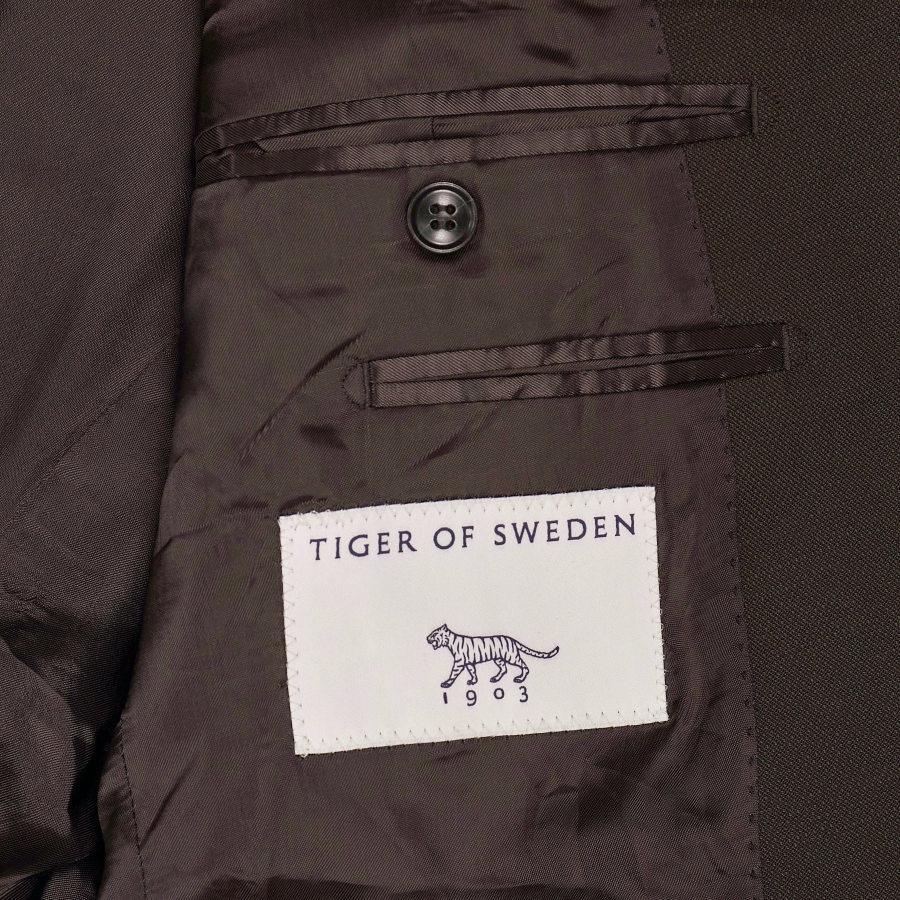 Tiger of Sweden Brown Wool Jile Blazer Jacket