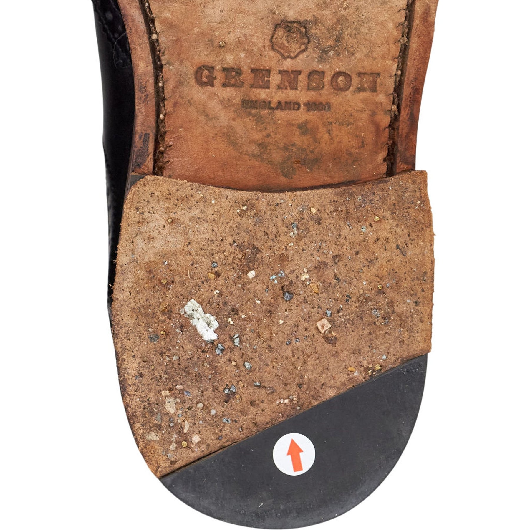 Grenson Black Leather Brogue Chelsea Boots