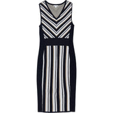 New York & Company Striped Knit Dress