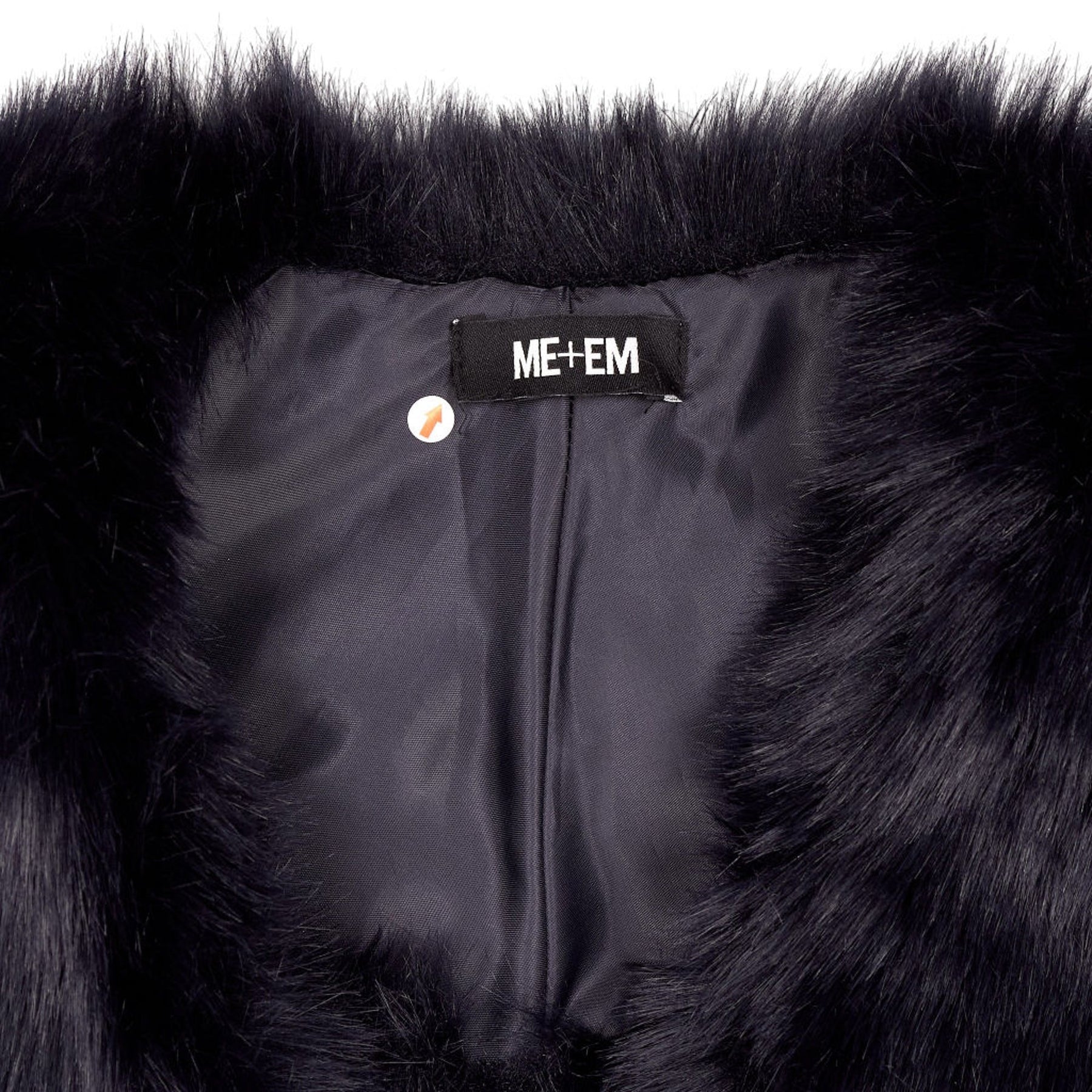 ME+EM Midnight Shearling Fur Collar