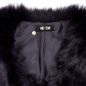 ME+EM Midnight Shearling Fur Collar