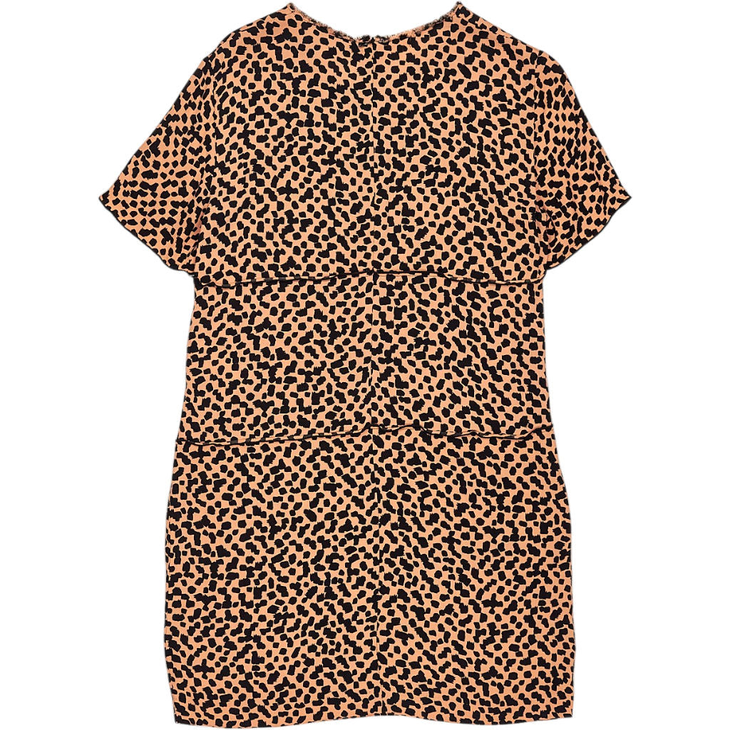 Bimba Y Lola Brown Animal Print Dress
