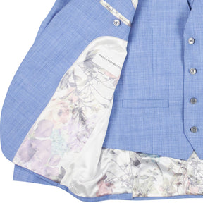 French Connection Blue 3 Piece Suit  40R/34R