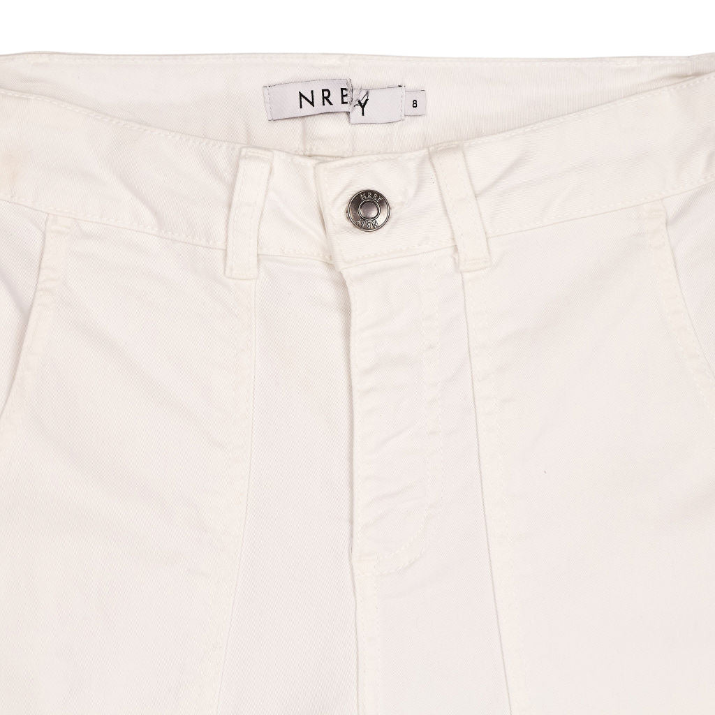 NRBY White Cargo Trousers