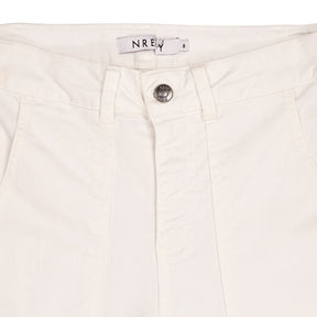 NRBY White Cargo Trousers