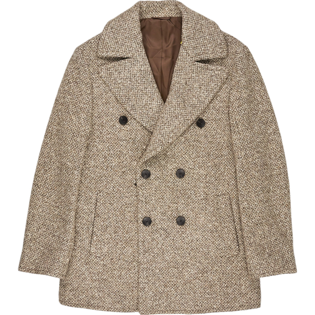 Moss Bros Tweed Pea Coat